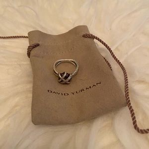 David Yurman Cable Wrap Amethyst Ring Size 7